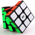 Pack of 2 QIYI Warrior S Cubes 3x3x3 - White and Black Magic Cubes. 
