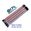 Male to Male 40 Pin 30cm Breadboard Dupont Jumper Wire Cable for Arduino. 