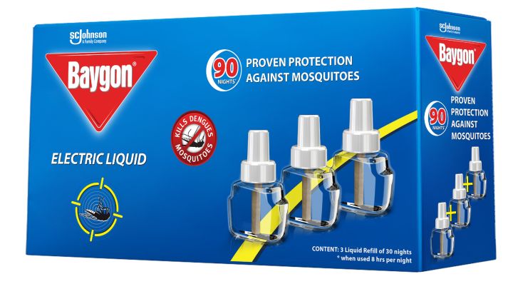 Baygon Electric Liquid Anti-Mosquitoes Refill For 90 Nights