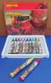 Spider Man Jumbo Crayons 12 Strong Color Set. 