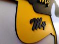 My Kitchen MY Rules Wooden 3D Wall Hanging Amazing Style. 