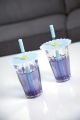 Techmanistan Random Color - Silicone Cover Sippers with Straws Set, 2 Pcs Cover & Sip Set, Silicone Sipper Set. 