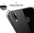 Huawei honor 7C Transparent Silicone Back Cover TPU Bumper Case AirBag Shock-Proof Clear Back Pouch. 
