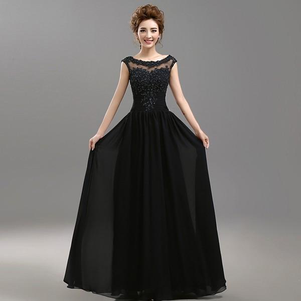 New%20Fashion%20Arena%20Crochet%20Black%20Top%20Maxi%20Dress%20-%20Image%202