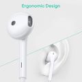 Best Hands free Mobile Handsfree Wired Headphones Earphones High Quality Sound Ear Phone with mic 3.5mm jack for All Mobile Phones Smartphones Original Genuine New High Quality Audio 1.2m White handfree wire. 