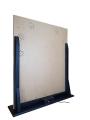 Makeup Mirror LED Dark Brown Frame (Desktop). 