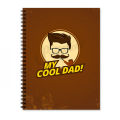 Happy Father's Day Notebook - Customized Notebook A4 Size (200 Pages). 