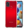 Samsung Galaxy A21s Back Cover Transparent Extra Bumper Anti Shock Soft Crystal Clear Case For Galaxy A21s. 