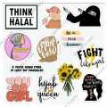 Hijab Sticker set,quality sticker 12. 