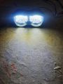 New Dual LED SMD 3D FOg Headlamp With DRL Parking Function WHITE 34 LEDs 12v DC For Car Motorcycle Still + Flashing Three Wire Lamp With Free 1m Wire. 