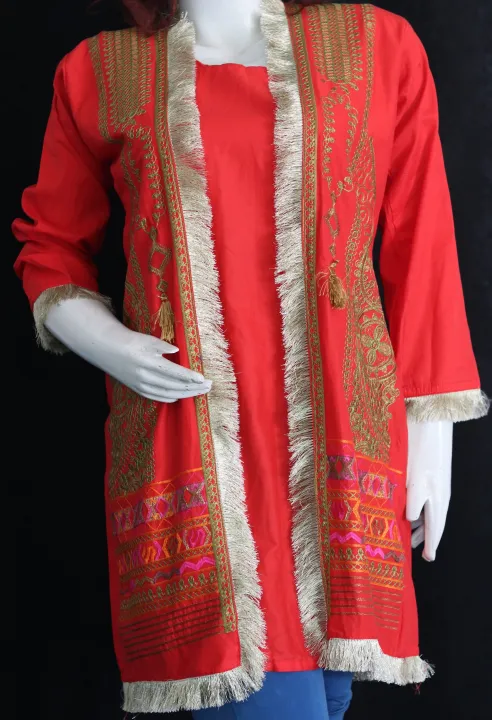 Embroidered%20Gown%20Style%20Double%20Shirt%20with%20Kiran%20-%20Image%203
