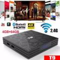 T9 original 4gb 64gb Quad Core 4k Ultra HD Latest version Android TV Box. 