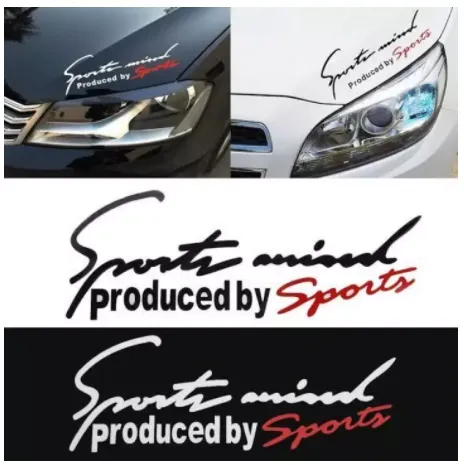 Sports Mind Car Sticker for Car Bonnet and Body