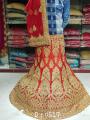 Bridal Or Party Lengha With Duptta And Choli Only Red Colour. 