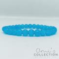 Trendy Blue Stone Beads Bracelet For Men Women Unisex Jewelry Wrist Hand Bands. 