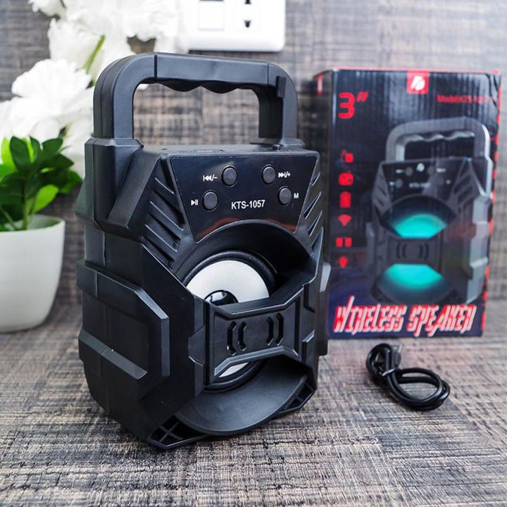 Original%20KTS%201057%20Bluetooth%20Wireless%20Speaker%20/%20Support%20USB%20-%20SD%20Card%20/%20FM%20Radio%20/%20USB%20Charging%20/%203%20inch%20Drive%20Size%20/%20Small%20Mini%20&%20Portable%20/%20Loud%20&%20Clear%20Sound%20System%20Loudspeaker%20/%20LED%20Disco%20Lighting%20/%20High%20Quality%20Stereo%20Bass%20Rechargeable%20Speakers%20-%20Image%209