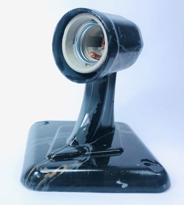 Wooden Design 2 Pcs Wall Ceiling Fixing Light Bulb Holder Fitting E27, Screw Cap Lamp Bases