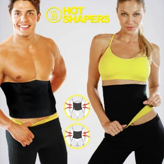 HOT%20SHAPERS%20Unisex%20Slimming%20Waist%20Trainer%20Belt%20with%20Breathable%20Nylon%20Material%20and%20Neoprene%20Support%20-%20New%20-%20Image%204