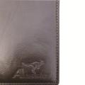 Genuine Leather Long Wallet Black. 