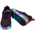LED Light up Red Roller Shoes, USB Rechargeable. Boys & Girls, KIDS Double Roller Shoes, Children Light Shoes, Roller Skating - We Deliver Fast in 3/4 days. 