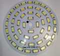 12V DC White LED Emitting Diode SMD Light Board - Diameter 75mm - 48 LED's Disk Extremely Bright. 