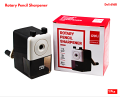 DELI- 0616B Rotary Pencil Sharpener Machine Long Lasting Metal Blade Office , School Supply Stationery. 