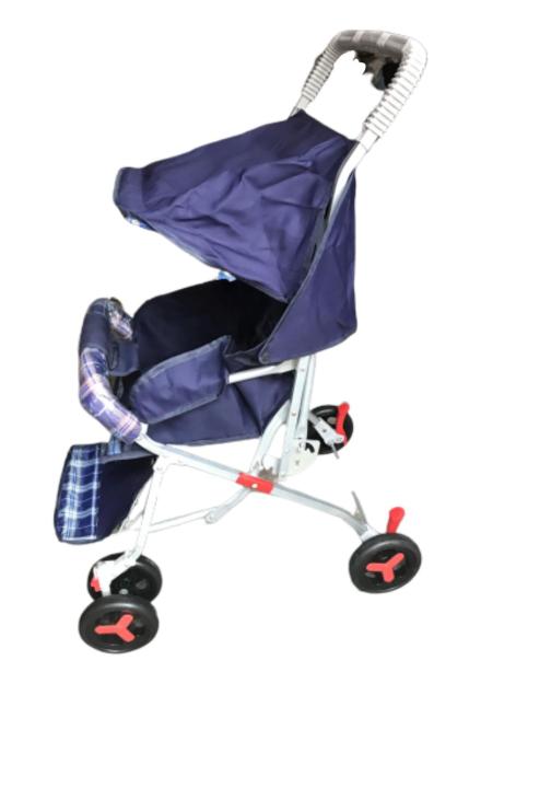 Alloy%20Foldable%20Baby%20Stroller%20Pram%20For%20Newborn%20Blue%20color%20-%20Image%203