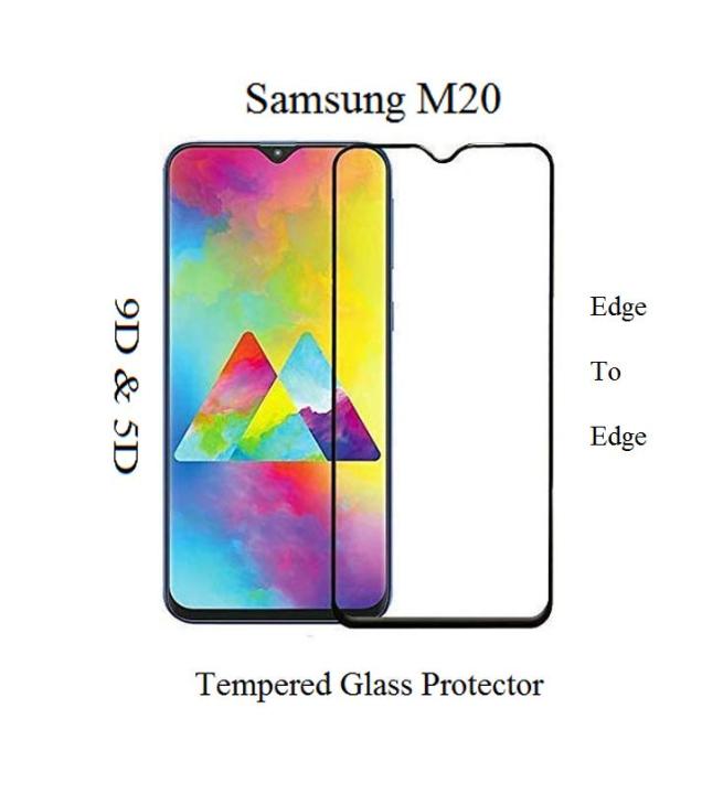 Samsung%20Galaxy%20M20%20Full%20Black%209D5D6D10D11D21D%20Tempered%20Glass%20Screen%20Protector%20Full%20Glue%20Edge%20To%20Edge%20For%20Samsung%20Galaxy%20M20%20-%20Image%203