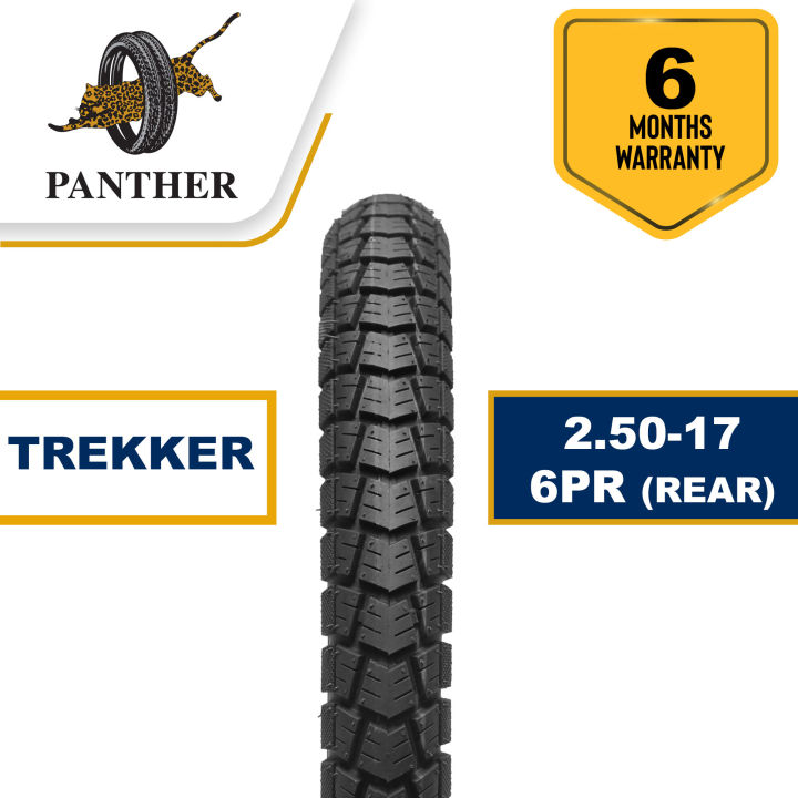 Panther Trekker 2.50-17 (Rear) 6 PR - 70 CC - Motorcycle Tyre & Tube Set – Panther Tyres & Tubes.