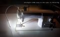 20 LEDs Sewing Machine Light Kit Portable Work Light LED Light Flexible Gooseneck Lamp Magnetic Base Desk Lamps,for Quilting Work Sewing Machine Table Lathe Drill Press, Workbenches,Music Stands,Crafts, without 2pin show. 