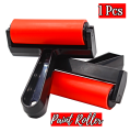 Rubber Brayer 4 Inch, Brayer Ink Roller, Soft Rubber Brayer Roller With Plastic Handle , Oil Painting Clay Stamping Art Craft Tool For Kids Adults. 