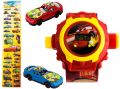 Super Cars 2 24 Images Projector Toy Digital Watch with Cartoon Face for Kids. 