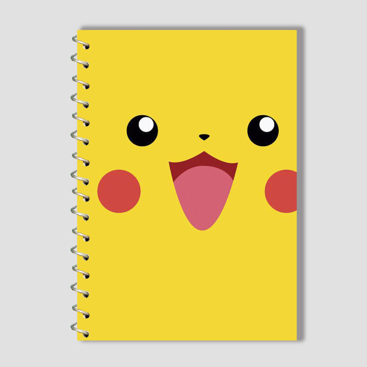 Spiral Notebook A4 or A5  -  Picachoo Cover