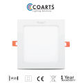 Slim downlight square, High quality downlight, White downlight, LED lights, Indoor lightning, Built-in aluminum downlight,  Non-Dimmable slim downlight square, COARTS, CLS-SQ-RMDL 12W- 3000K. 