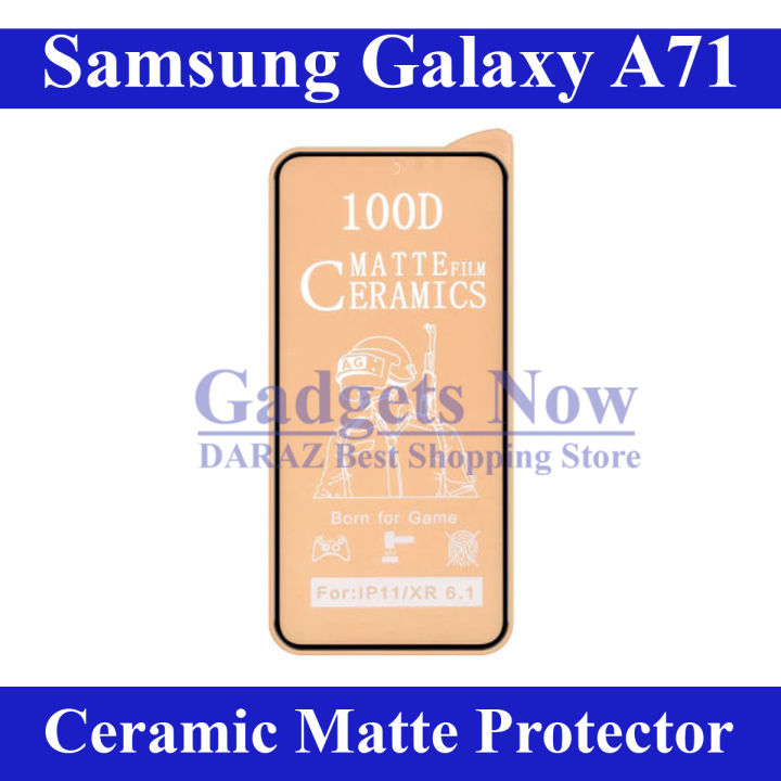 Samsung%20Galaxy%20A71%20Ceramic%20matte%20unbreakable%20antishock%20hybrid%20film%209D/11D/21D%20temper%20Fiber%20sheet%20glass%20for%20Samsung%20Galaxy%20A71%20-%20Image%203